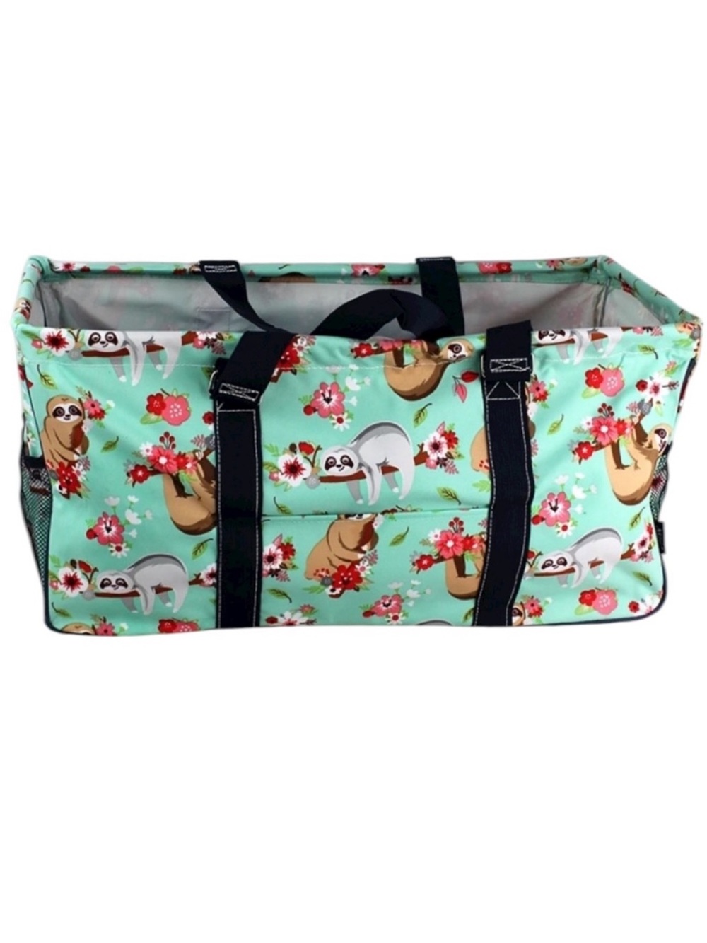 NGIL Sloth Collapsible Utility Tote Basket NWT | Car Organizer